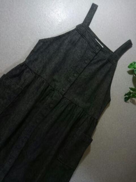 *Studio CLIP* 綿麻サロペSK チャコグレー < ブランド *Studio CLIP* 綿麻サロペSK チャコグレー < ブランドの