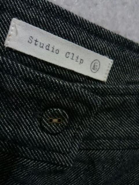 *Studio CLIP* 綿麻サロペSK チャコグレー < ブランド *Studio CLIP* 綿麻サロペSK チャコグレー < ブランドの