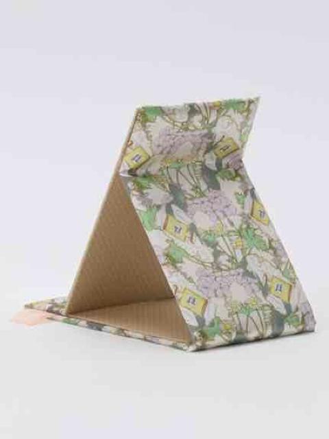 ハニーサロン・フラワーキャット柄ミラー。ホワイト < ブランド  ハニーサロン・フラワーキャット柄ミラー。ホワイト < ブランドの