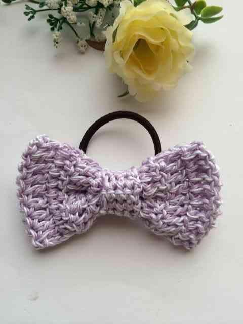 ハンドメイド ヘアゴム リボン レース ラベンダー アナスイ好き < 女性ファッション  ハンドメイド ヘアゴム リボン レース ラベンダー アナスイ好き  < 女性ファッションの