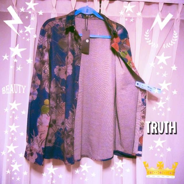 KTRのドレスシャツ(XL)ネイビー !。 < 男性ファッション  KTRのドレスシャツ(XL)ネイビー !。 < 男性ファッションの