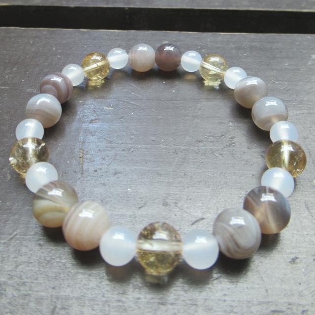 シトリンxボツワナアゲートxカルセドニー 天然石 < 女性アクセサリー/時計 シトリンxボツワナアゲートxカルセドニー 天然石 < 女性アクセサリー/時計の