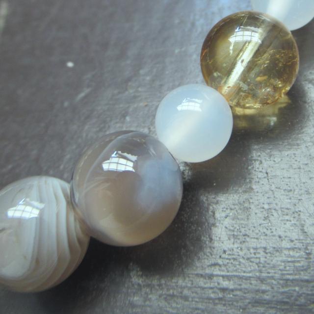 シトリンxボツワナアゲートxカルセドニー 天然石 < 女性アクセサリー/時計 シトリンxボツワナアゲートxカルセドニー 天然石 < 女性アクセサリー/時計の