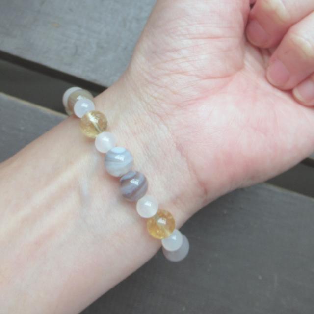 シトリンxボツワナアゲートxカルセドニー 天然石 < 女性アクセサリー/時計 シトリンxボツワナアゲートxカルセドニー 天然石 < 女性アクセサリー/時計の