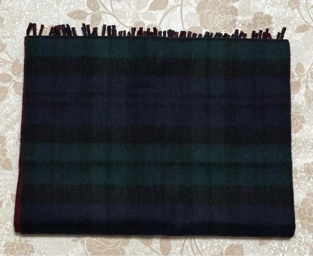 マフラーチェック柄 通学用 普段用 毛100% 日本製 新品、未使用 < 女性ファッション マフラーチェック柄 通学用 普段用 毛100% 日本製 新品、未使用 < 女性ファッションの