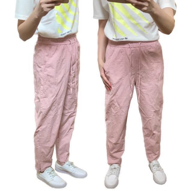 (ゴムXS)ZARA◎ボーイフレンド楽チンゴムパンツ◎ピンク < ブランド (ゴムXS)ZARA◎ボーイフレンド楽チンゴムパンツ◎ピンク < ブランドの