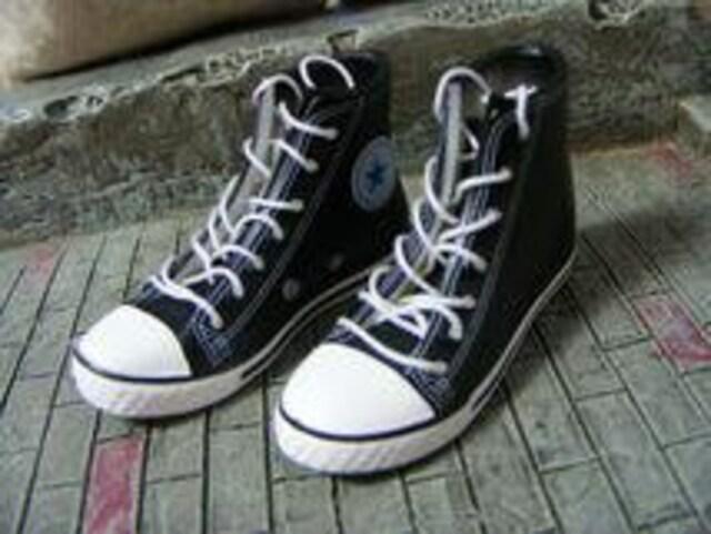 ●1/6スケールGIジョークールガール ミニチュア玩具フュギュア専用 CONVERSE ALL STAR HICUTスニーカー < ホビー  ●1/6スケールGIジョークールガール ミニチュア玩具フュギュア専用 CONVERSE ALL STAR HICUTスニーカー < ホビーの