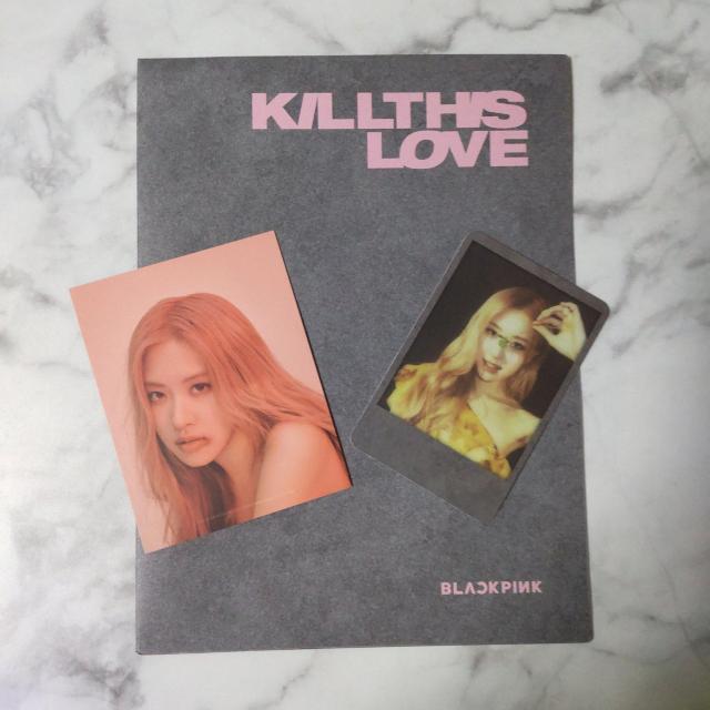 BLACKPINK★Kill This Loveの封入特典など★8点 ロゼ < タレントグッズ  BLACKPINK★Kill This Loveの封入特典など★8点 ロゼ < タレントグッズの