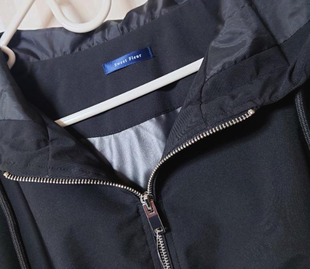 しまむら★ショート丈 フード付き ブルゾン【大きいサイズ】岡田友梨プロデュース < ブランド しまむら★ショート丈 フード付き ブルゾン【大きいサイズ】岡田友梨プロデュース < ブランドの