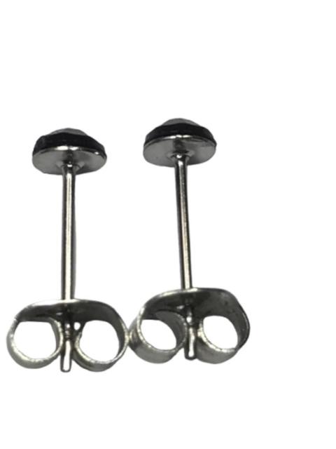 2個1セット 幅4mm ラインストーン スタッドピアス ブラック 両耳用 ステンレス アクリル製 シンプル つけっぱなしOK 安い < 女性アクセサリー/時計  2個1セット 幅4mm ラインストーン スタッドピアス ブラック 両耳用 ステンレス アクリル製 シンプル つけっぱなしOK 安い < 女性アクセサリー/時計の