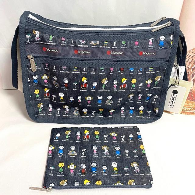 ★新品★LeSportsac レスポートサック スヌーピ SNOOPY グレイ ショルダーバッグ 7507 L セット 送料無料 < 女性ファッション  ★新品★LeSportsac レスポートサック スヌーピ SNOOPY グレイ ショルダーバッグ 7507 L セット 送料無料 < 女性ファッションの