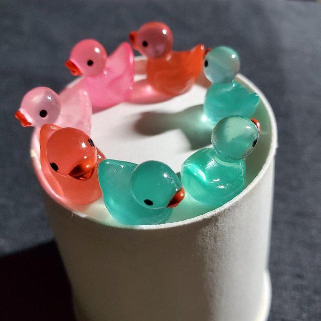 アヒルちゃん ミニマスコット クリア ×7 < ホビー  アヒルちゃん ミニマスコット クリア ×7 < ホビーの