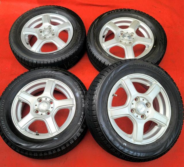 GRASSA~zC[14in 4.5J +45 PCD100 X^bhXt4{ZbgBRIDGESTONE BLIZZAK  /oCN