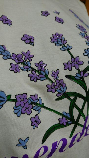 北海道 ラベンダーTシャツ L < 女性ファッション  北海道 ラベンダーTシャツ L < 女性ファッションの