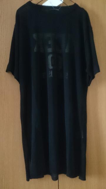 新品タグ付き☆シアー バックロゴトップス★ブラック☆ゆったり★カジュアル☆ < 女性ファッション 新品タグ付き☆シアー バックロゴトップス★ブラック☆ゆったり★カジュアル☆ < 女性ファッションの