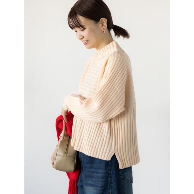 Lugnoncureニット★ミルクカラーのリブニット < ブランド Lugnoncureニット★ミルクカラーのリブニット < ブランドの