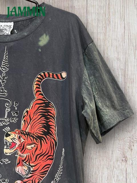 サクヤンTシャツ アジアン サクヤン エスニック ヒッピー 個性派 魔除け 虎 < 男性ファッション サクヤンTシャツ アジアン サクヤン エスニック ヒッピー 個性派 魔除け 虎 < 男性ファッションの