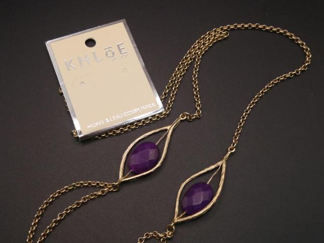 �V�i KHLOE COLLECTION�@�A���e�B�[�N�������O�`�F�[�� �l�b�N���X ���g�� ���B���e�[�W���@���B�N�g���A�� �S�V�b�N �� �����A�N�Z�T���[/���v�� 