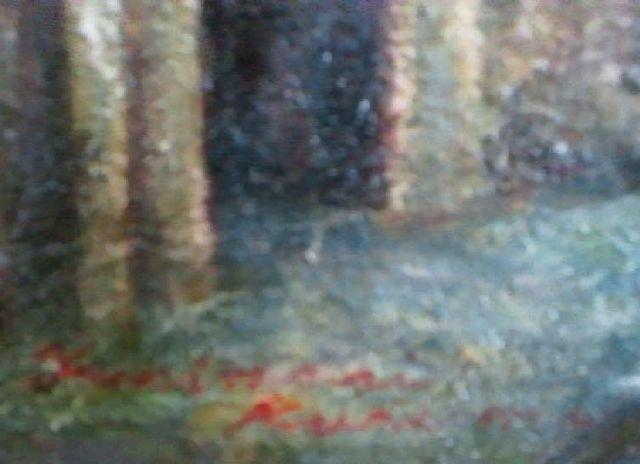 絵画 油絵 漫画家 久留見幸守 パリ裏通り 真作保証 原画 < ホビー 絵画 油絵 漫画家 久留見幸守 パリ裏通り 真作保証 原画 < ホビーの