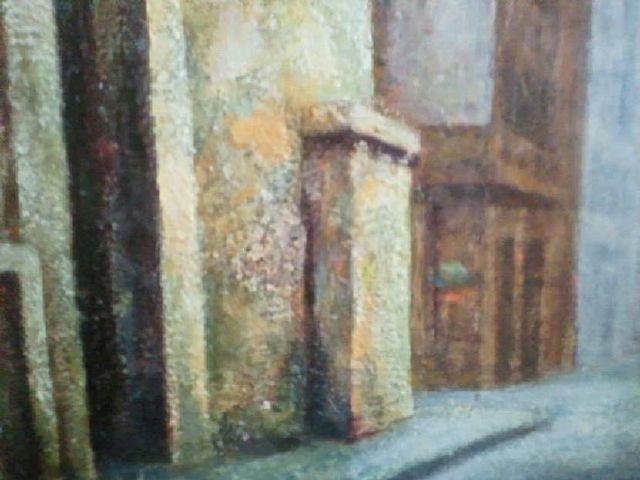 絵画 油絵 漫画家 久留見幸守 パリ裏通り 真作保証 原画 < ホビー 絵画 油絵 漫画家 久留見幸守 パリ裏通り 真作保証 原画 < ホビーの