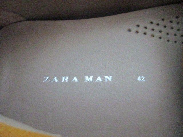 ☆ZARA/ザラ レザー ドライビングシューズ/デッキシューズ/メンズ/42(27cm)☆新品 < ブランド ☆ZARA/ザラ レザー ドライビングシューズ/デッキシューズ/メンズ/42(27cm)☆新品 < ブランドの