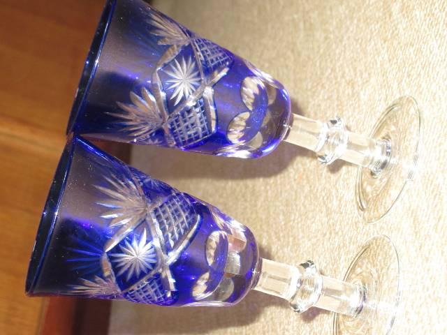 未使用☆切り子*ペアワイングラス*酒器*ガラス(ブルー系) < インテリア/ライフ  未使用☆切り子*ペアワイングラス*酒器*ガラス(ブルー系)  < インテリア/ライフの