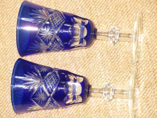 未使用☆切り子*ペアワイングラス*酒器*ガラス(ブルー系) < インテリア/ライフ  未使用☆切り子*ペアワイングラス*酒器*ガラス(ブルー系) < インテリア/ライフの