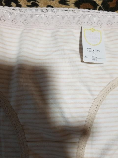 レディース ショーツ ボーダー柄。Mサイズ。レース < 女性ファッション レディース ショーツ ボーダー柄。Mサイズ。レース < 女性ファッションの