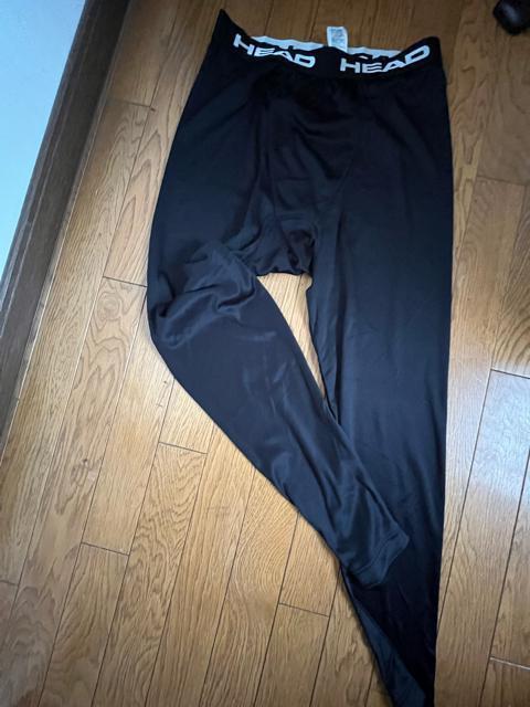 LLサイズ!高貴紳士的!ブランド品!HEAD!暖か!裏起毛!前閉じ!ブラック色!ロングタイツ!レギンス!新品!大きいサイズ! < 男性ファッション  LLサイズ!高貴紳士的!ブランド品!HEAD!暖か!裏起毛!前閉じ!ブラック色!ロングタイツ!レギンス!新品!大きいサイズ! < 男性ファッションの