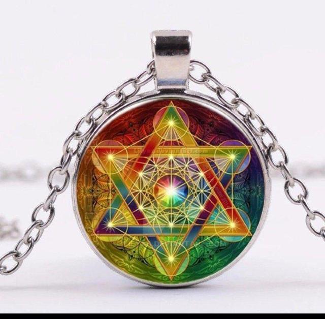 神聖幾何学模様メタトロンキューブ ネックレス < 女性アクセサリー/時計  神聖幾何学模様メタトロンキューブ ネックレス  < 女性アクセサリー/時計の