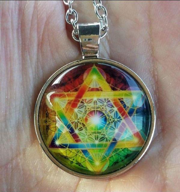 神聖幾何学模様メタトロンキューブ ネックレス < 女性アクセサリー/時計  神聖幾何学模様メタトロンキューブ ネックレス < 女性アクセサリー/時計の