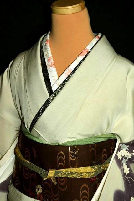 【最高級】金彩 流水 菊 竹 楓 付下げ 身丈158.5cm 裄丈63cm T3441 < 女性ファッション  【最高級】金彩 流水 菊 竹 楓 付下げ 身丈158.5cm 裄丈63cm T3441 < 女性ファッションの