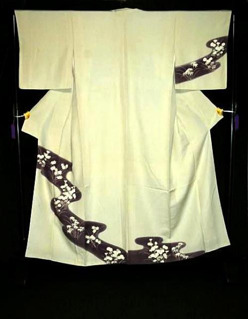 【最高級】金彩 流水 菊 竹 楓 付下げ 身丈158.5cm 裄丈63cm T3441 < 女性ファッション  【最高級】金彩 流水 菊 竹 楓 付下げ 身丈158.5cm 裄丈63cm T3441 < 女性ファッションの