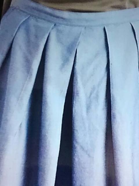 ▲▲▲▲▲▲▲▲*North Object*タックイージースカート Bシャンブレー 新品 L < 女性ファッション ▲▲▲▲▲▲▲▲*North Object*タックイージースカート Bシャンブレー 新品 L < 女性ファッションの