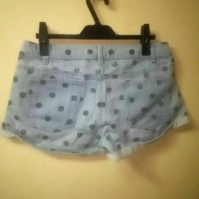 INCEDE新品タグ付★ ブリーチデニムドット柄ショーパンM < 女性ファッション  INCEDE新品タグ付★ ブリーチデニムドット柄ショーパンM < 女性ファッションの