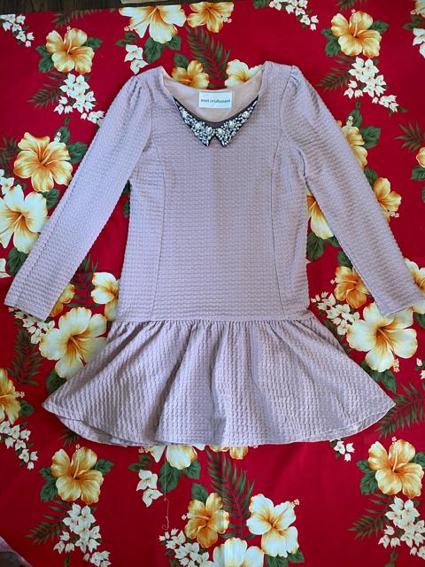 miel crishunant☆薄ピンク☆ワンピース☆キラキラビジュー襟☆ < ブランド miel crishunant☆薄ピンク☆ワンピース☆キラキラビジュー襟☆ < ブランドの