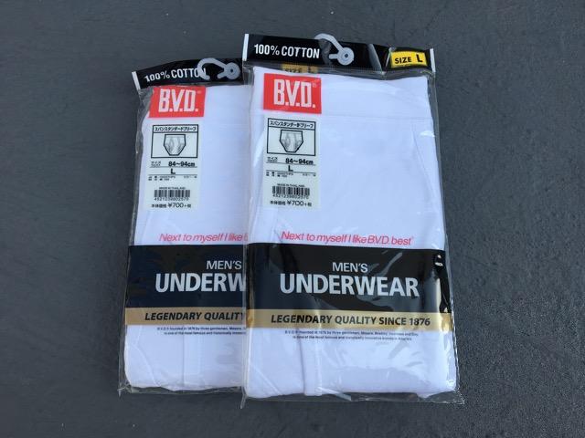 BVD ホワイトブリーフ < 男性ファッション  BVD ホワイトブリーフ  < 男性ファッションの