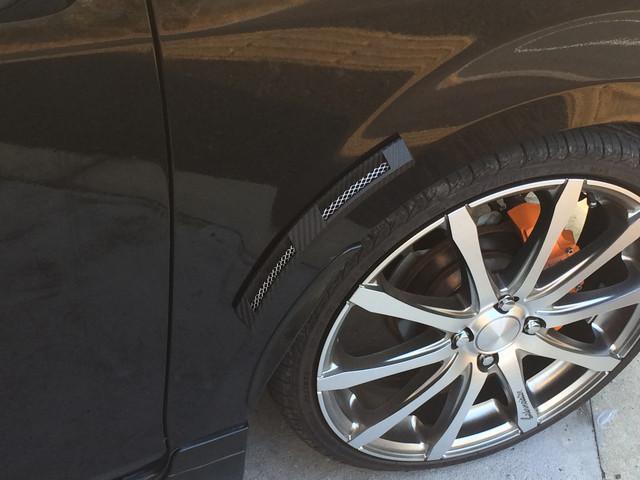 ダミーダクト 汎用 カーボン調 ワイド フェンダー モール < 自動車/バイク ダミーダクト 汎用 カーボン調 ワイド フェンダー モール < 自動車/バイク