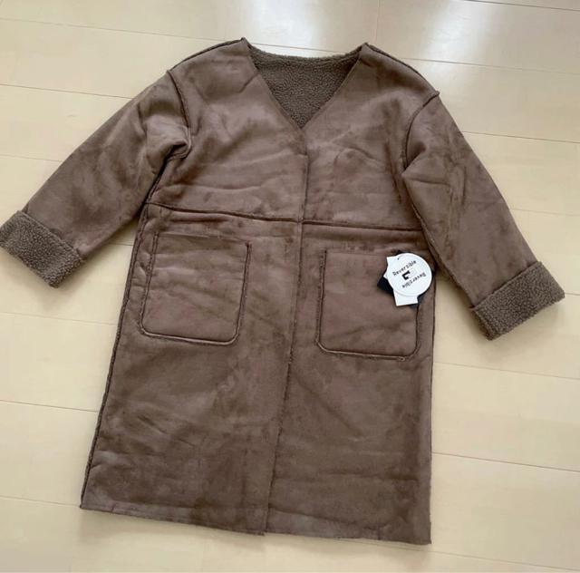 新品 リバーシブル ムートンコート ボアコート 大きいサイズ 3L < 女性ファッション  新品 リバーシブル ムートンコート ボアコート 大きいサイズ 3L  < 女性ファッションの