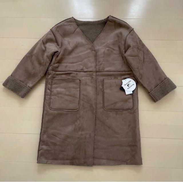 新品 リバーシブル ムートンコート ボアコート 大きいサイズ 3L < 女性ファッション  新品 リバーシブル ムートンコート ボアコート 大きいサイズ 3L < 女性ファッションの