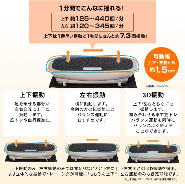 アルインコ(ALINCO) プログラム 3D 振動マシン 強力振動幅1.5cm バランスウェーブ 【立体振動】 < ヘルス/ビューティー  アルインコ(ALINCO) プログラム 3D 振動マシン 強力振動幅1.5cm バランスウェーブ 【立体振動】 < ヘルス/ビューティーの