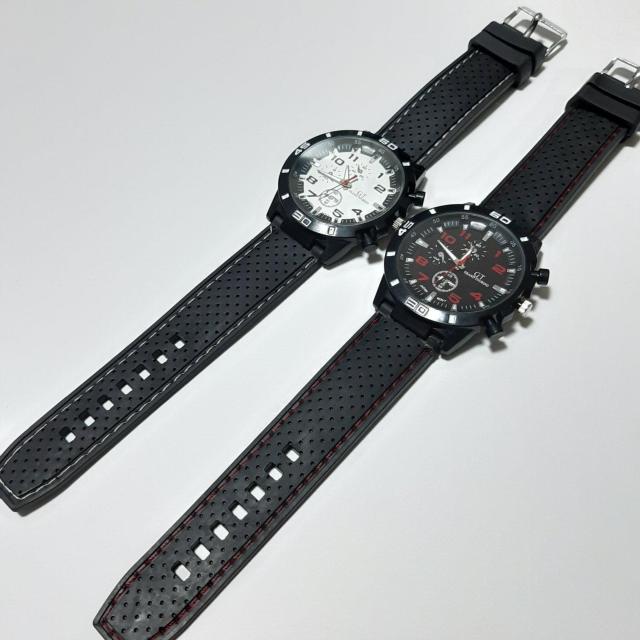 新品 腕時計 スポーツ ビジネス 赤と白のセット  < 女性アクセサリー/時計  新品 腕時計 スポーツ ビジネス 赤と白のセット   < 女性アクセサリー/時計の