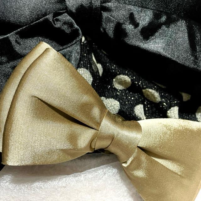 NOJESS リボンブローチ付き ドット柄 ハンドバッグ < 女性ファッション NOJESS リボンブローチ付き ドット柄 ハンドバッグ < 女性ファッションの