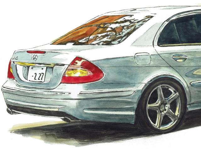 GC-1513ベンツE350/C200限定版画サイン額装作家平右ヱ門 < 自動車/バイク GC-1513ベンツE350/C200限定版画サイン額装作家平右ヱ門 < 自動車/バイク