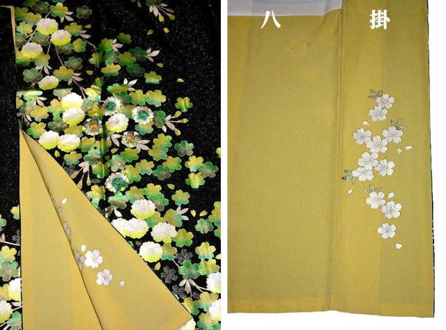 振袖 最高峰 新品同様 暈し染め 金駒; 金銀糸シシュウ 金通し地 枝垂れ桜 流水 身丈159.5cm 裄丈63cm T3654 < 女性ファッション 振袖 最高峰 新品同様 暈し染め 金駒; 金銀糸シシュウ 金通し地 枝垂れ桜 流水 身丈159.5cm 裄丈63cm T3654 < 女性ファッションの