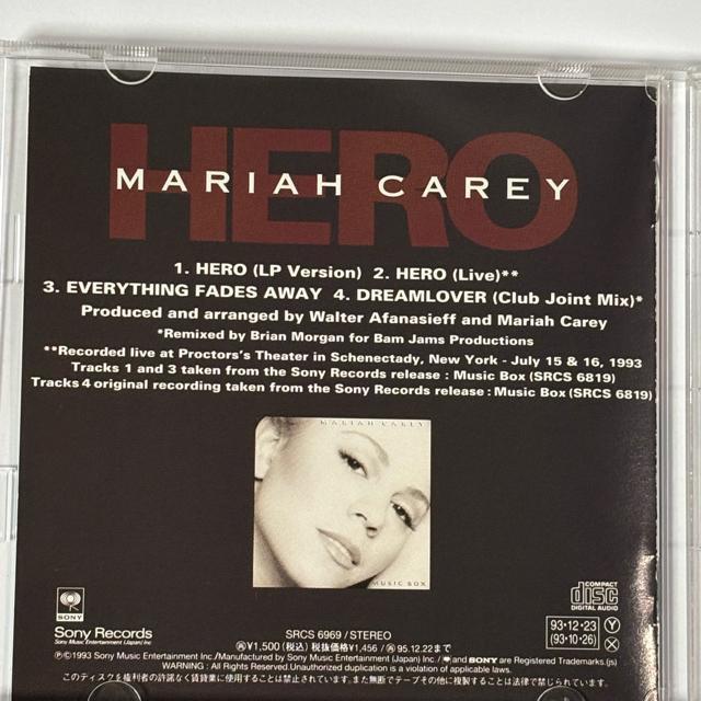 MARIAH CAREY / HERO �� CD/DVD/�r�f�I�� 
