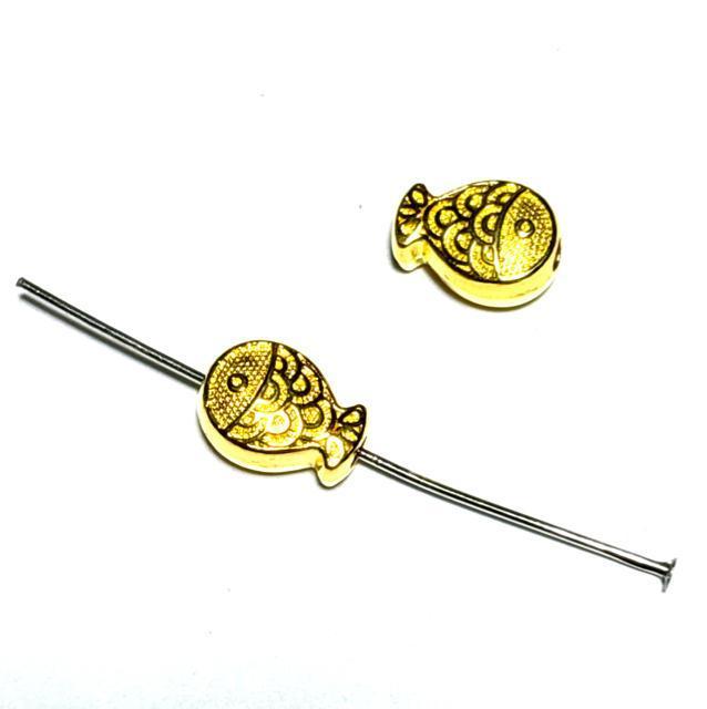 1615 金色の鯛 魚 メタルビーズ 2個 金属パーツ アクセサリーチャーム ハンドメイド材料 < ペット/手芸/園芸 1615 金色の鯛 魚 メタルビーズ 2個 金属パーツ アクセサリーチャーム ハンドメイド材料 < ペット/手芸/園芸の