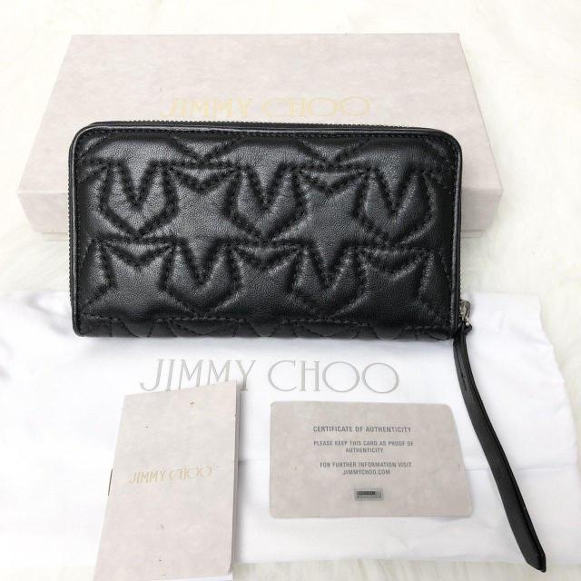 �y���i�zJIMMY CHOO �W�~�[�`���E �����z �X�^�[ �L���e�B���O �X�e�b�` ���E���h�t�@�X�i�[ �u���b�N ���U�[ �� �u�����h�� 
