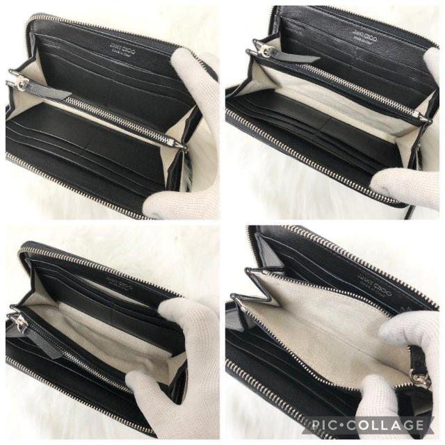 �y���i�zJIMMY CHOO �W�~�[�`���E �����z �X�^�[ �L���e�B���O �X�e�b�` ���E���h�t�@�X�i�[ �u���b�N ���U�[ �� �u�����h�� 