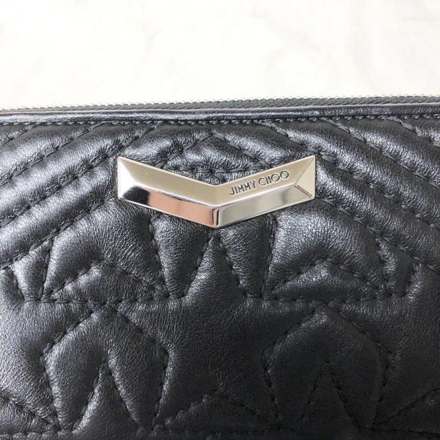 �y���i�zJIMMY CHOO �W�~�[�`���E �����z �X�^�[ �L���e�B���O �X�e�b�` ���E���h�t�@�X�i�[ �u���b�N ���U�[ �� �u�����h�� 